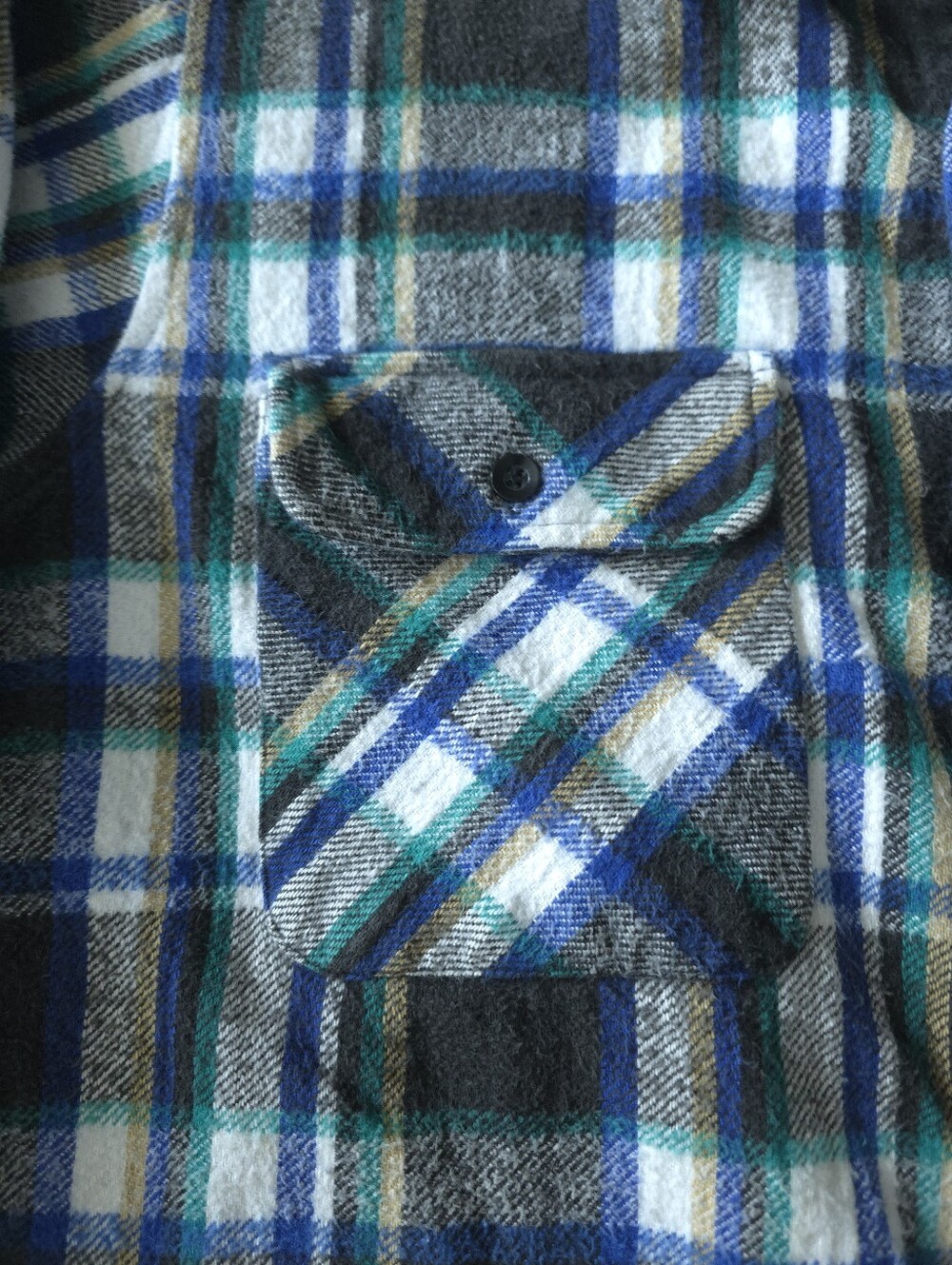 Vintage FiveBrother Heavy Workwear Flannel Plaid Shirt